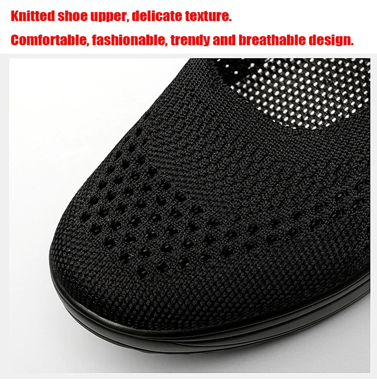 Solid Color Women Walking Shoes Air Cushion Non Slip Orthopedic Shoes Ladies' Casual Mother's Shoes Slip-On Lazy Loafers Sneaker