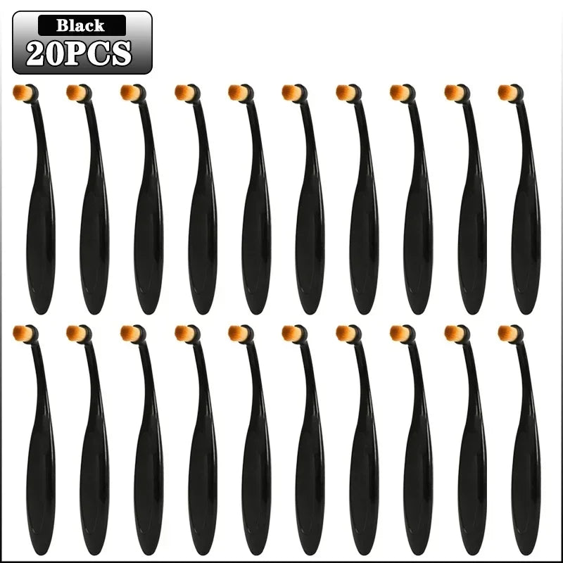 1-20PCS Pet Tear Stain Removal Brush Eye Cleaning Tool Tear Stain Powder Brush Eye Poo Brush for Dog Cat Grooming Makeup Use