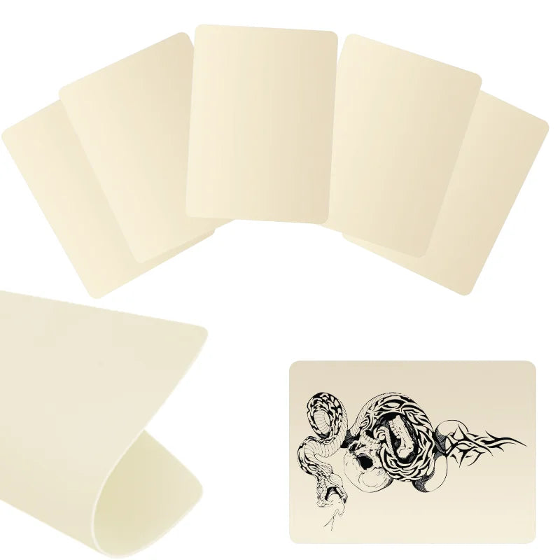 3/5/10/15Pcs LASTJUDG Tattoo Practice Skin Silicone Double Fake Tattoo Skin Hot Tattoo Beginner Practice Synthetic Leather