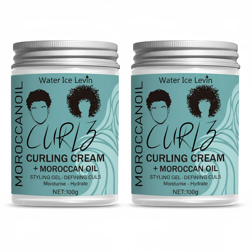 Coconut Oil Curling Cream - Hydrating Curl Definition, Softness & Shine, Frizz Control, Winter Hair Care, All Hair Types