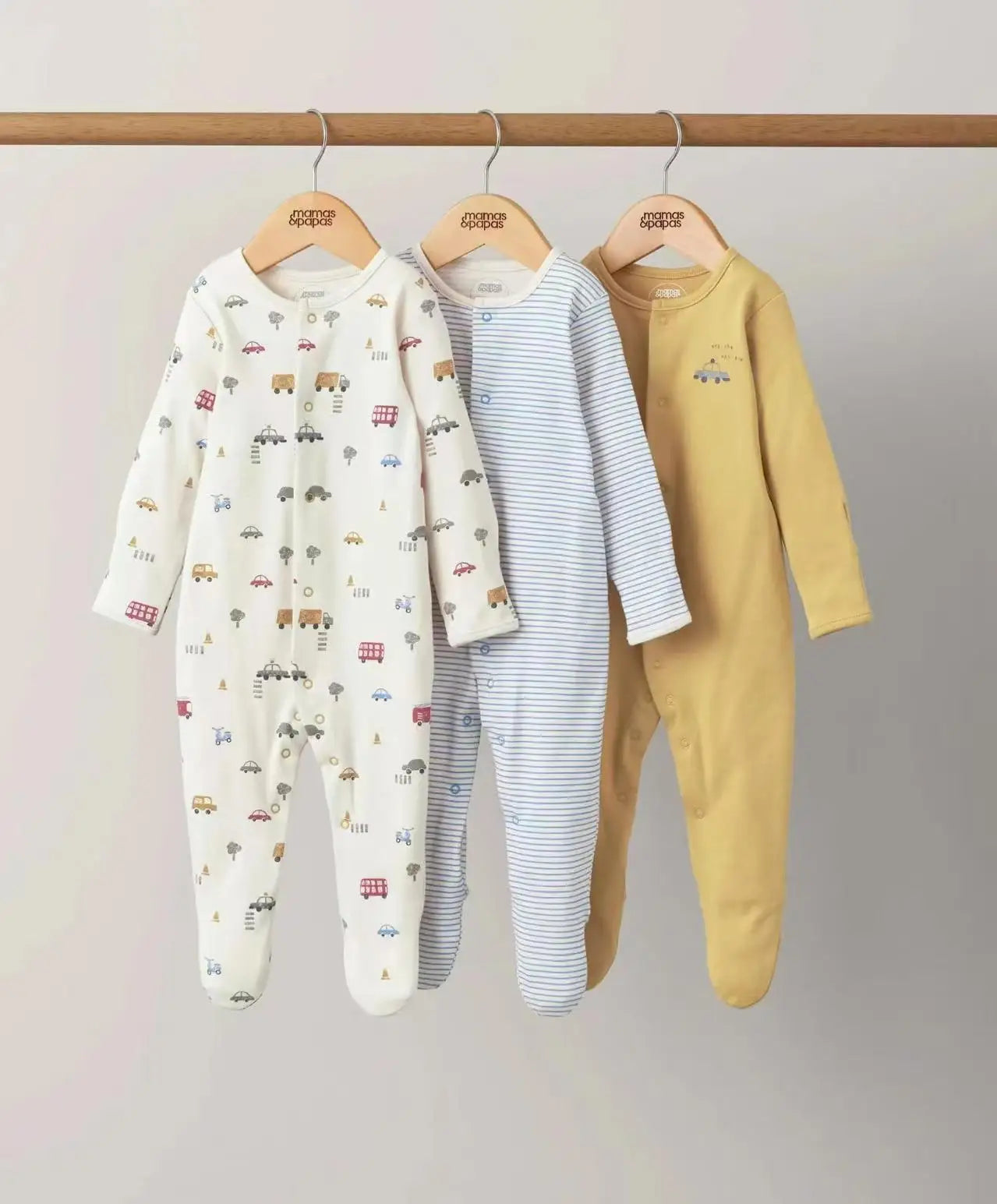 3pcs/Lot Cotton Soft Baby Romper Jumpsuit for Boys Girls with Zipper Footed Long Sleeve Pajama Sleepsuit Outfit Infant Clothes