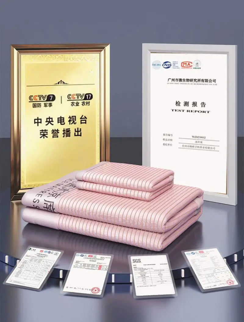 New Silky Touch Antibacterial Cooling Mattress Sleeping Naked Skin-friendly Summer Sleeping Mat Solid Color Cushion for Bedding