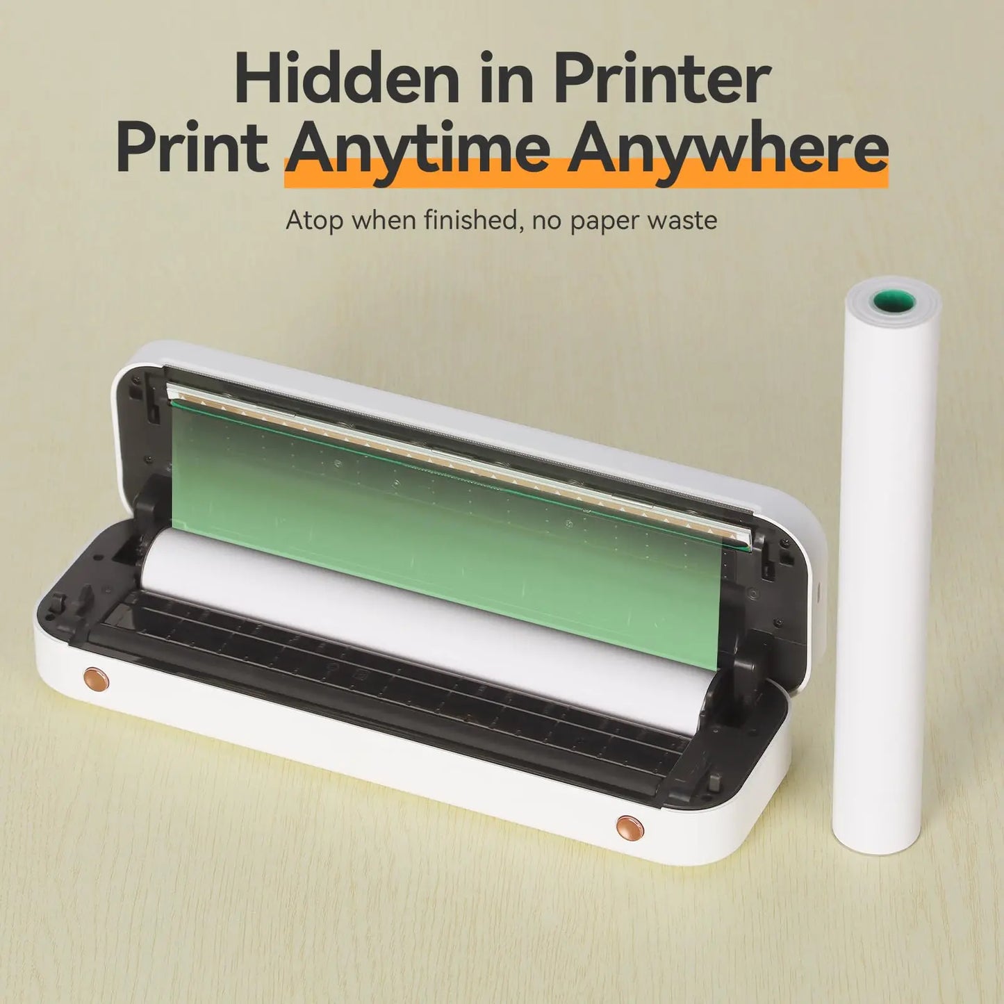 A4 Thermal Printer Paper PeriPage 100 Pages Folded for Long-lasting and Quick Dry for Oil/water proof Paper BPA Free Clear Print