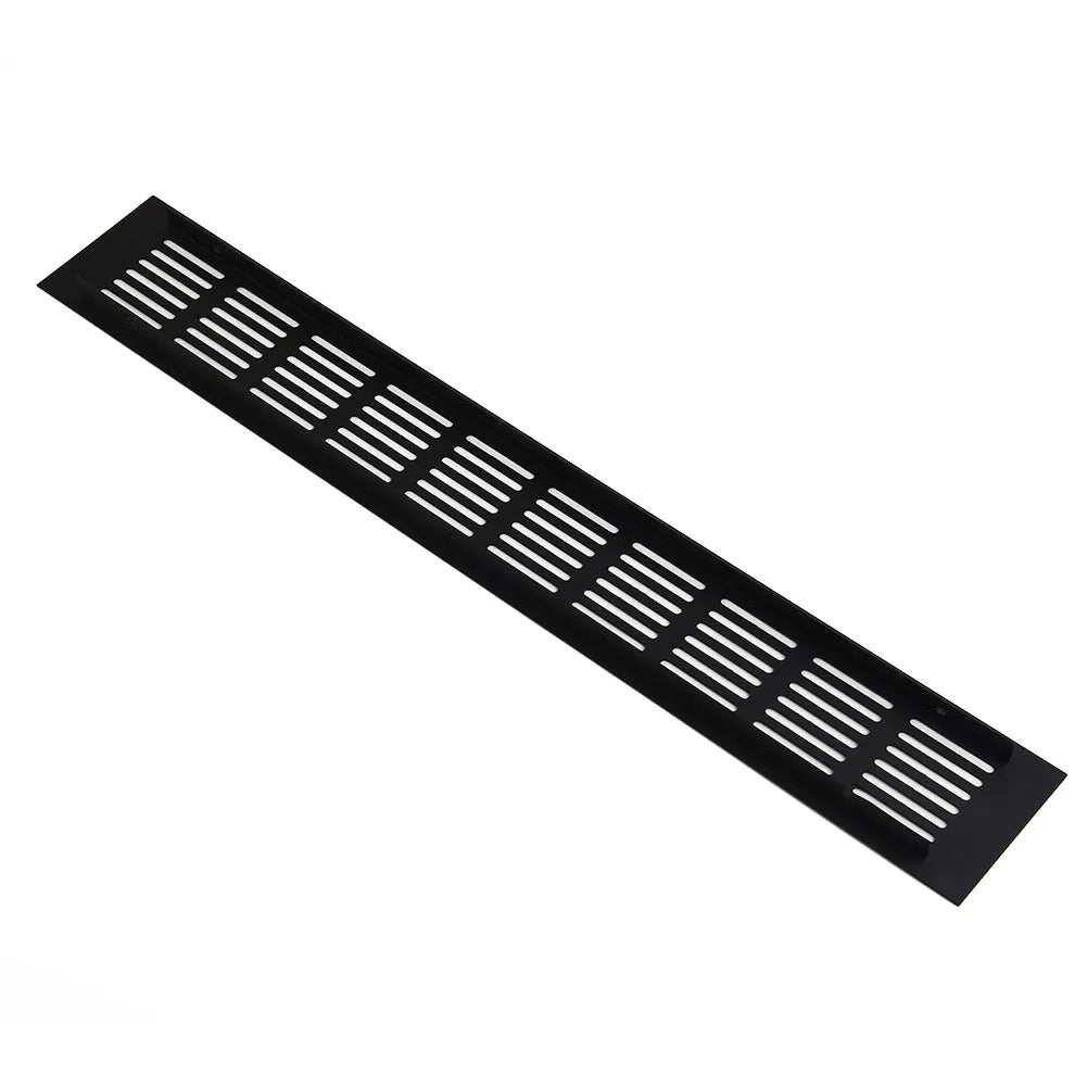 60mm Aluminium Rectangular Cabinet Wardrobe Air Vent Grille Ventilation Cover