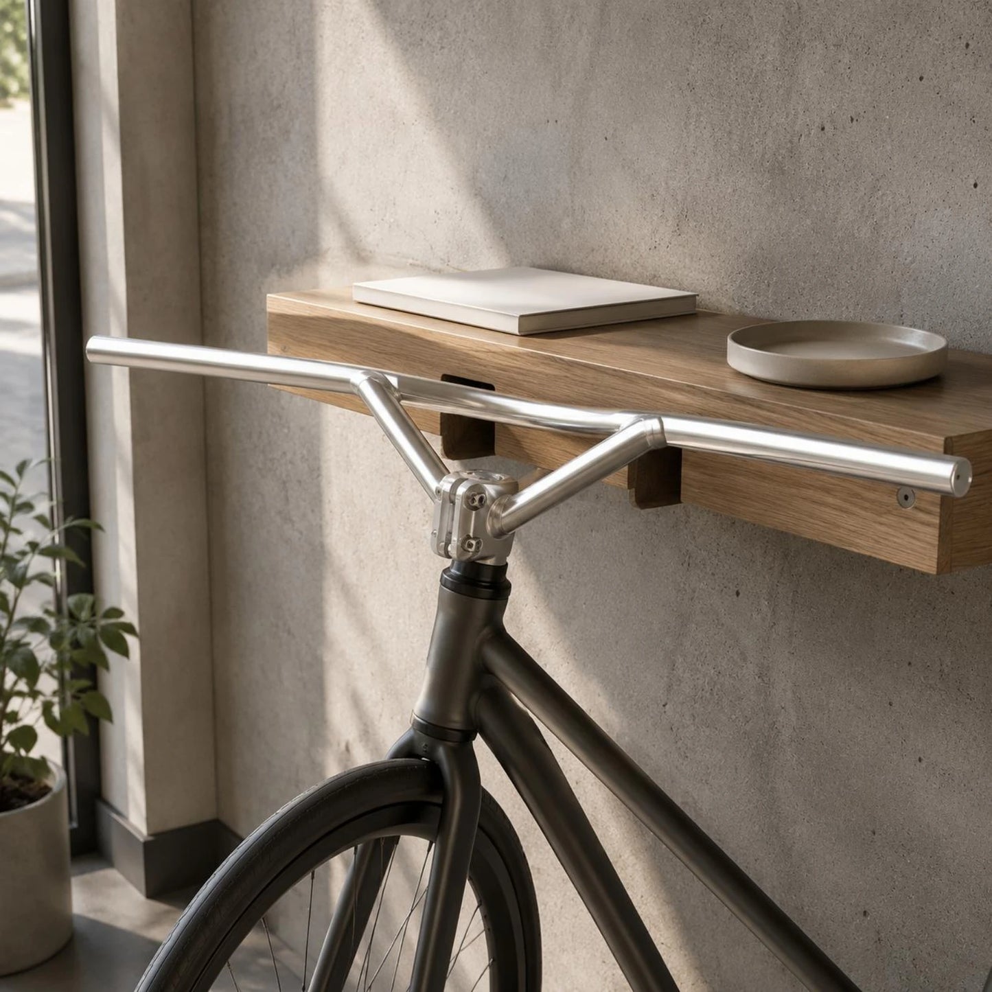 Aluminum Alloy Handlebar Retro Appearance Aluminum Riser Handlebar Riser Bike Bar Comfortable Grip Cycling Equipment Lightweight