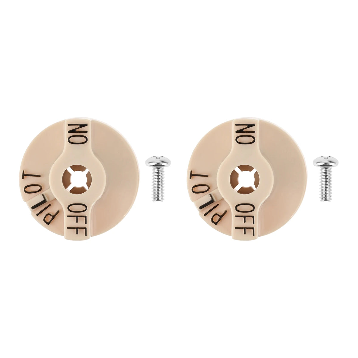 2pcs PC Plastic1751-012 Gas Valve Knob Temperature Control Knob Repair Parts for 1751-012 S1453A P3202-92 810-0109 810-0433