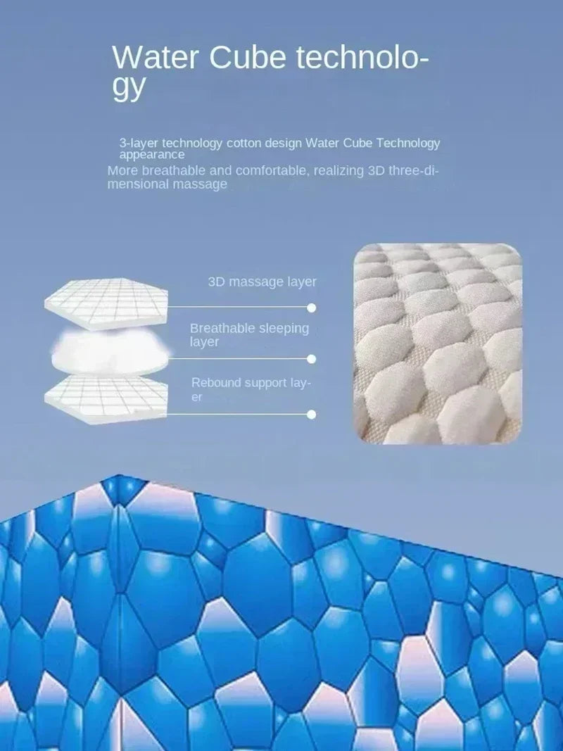 Cervical Orthopedic Almohada Neck Pillow, Soybean Fiber Massage Pillow for Sleep, Household SPA Neck Support, Comfortable Rest