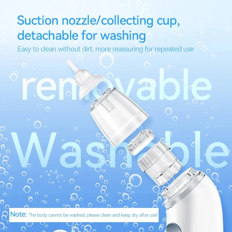 Electric Nasal Aspirator for Babies and Infants Gentle Snot Booger Cleaner Nasal Suction Machine for Congestion Relief Baby Care