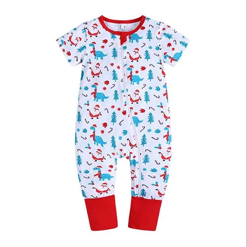 0-3years Baby Rompers Newborn Clothes Short Sleeve Infant Printing Pajamas Cotton Soft Boys Girls Jumpsuit Costume Body Suit