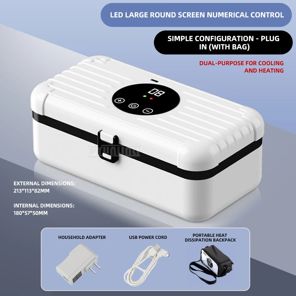 Cold and Hot Dual-use Plug Type Refrigeration Box Mini Refrigerator Portable Constant Temperature Box Heladeras
