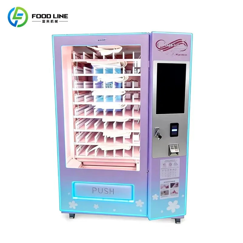 Automatic Makeup Dispenser Machine with LED Display, Smart Beauty Vending Solution for Stores and Public Locations