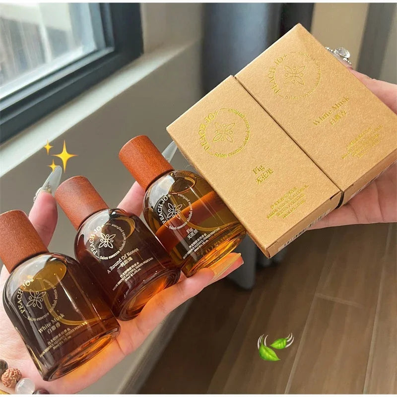 Korean Fresh Fig Sandalwood Perfume,high-end Romantic Rose Musk Woody Eau De Toilette Natural Long-lasting Fragrance Body Spray