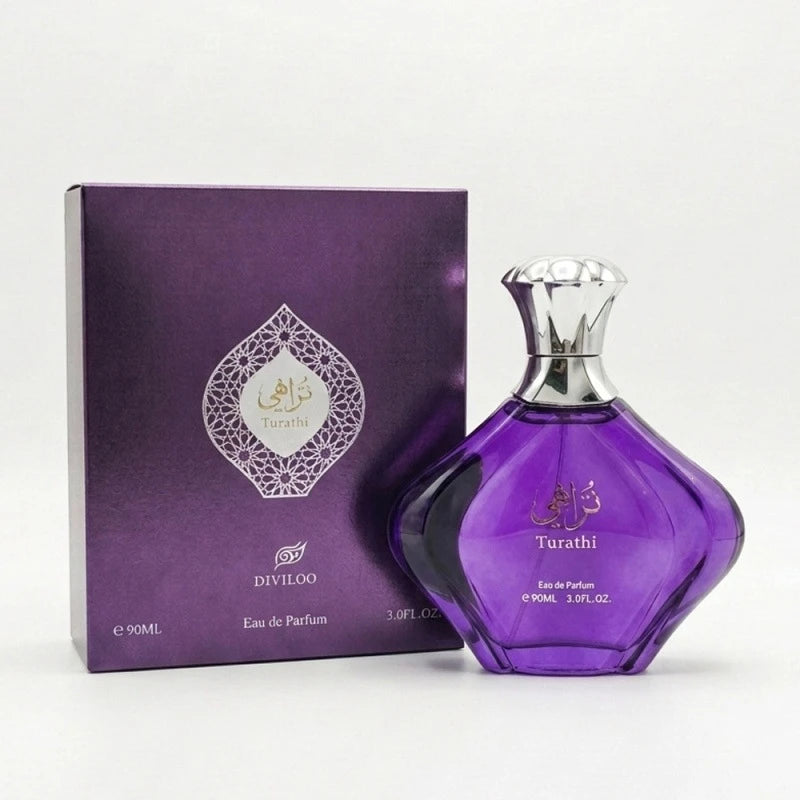 Luxury Arabian Perfume Classic Woody Cologne Jasmine Lemon Amber Scent Long-lasting Fragrance Unisex Eau De Toilette