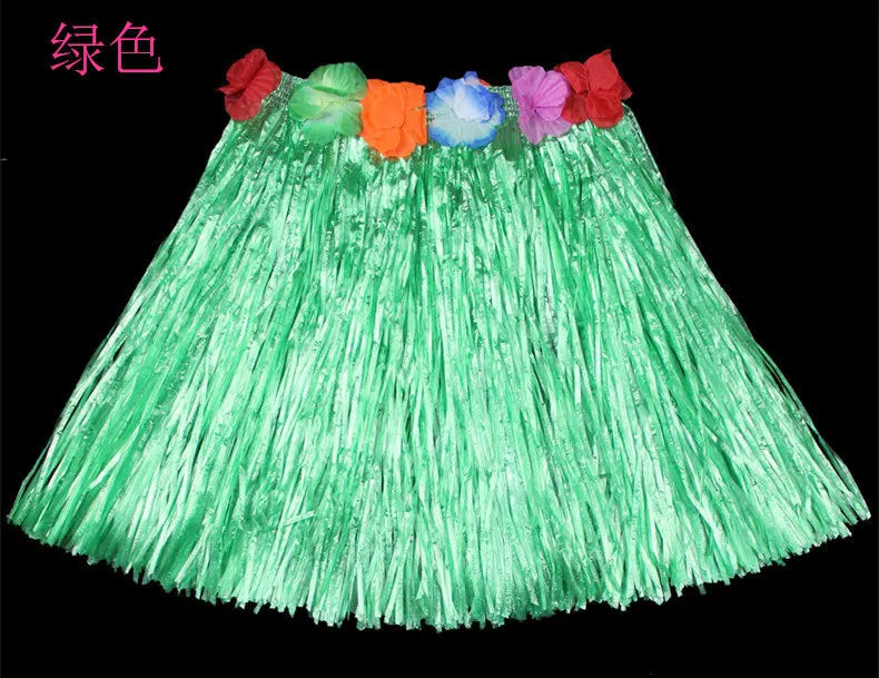 Halloween length30cmHula dance costume with garland for performance, Hawaiian children's hula outfit