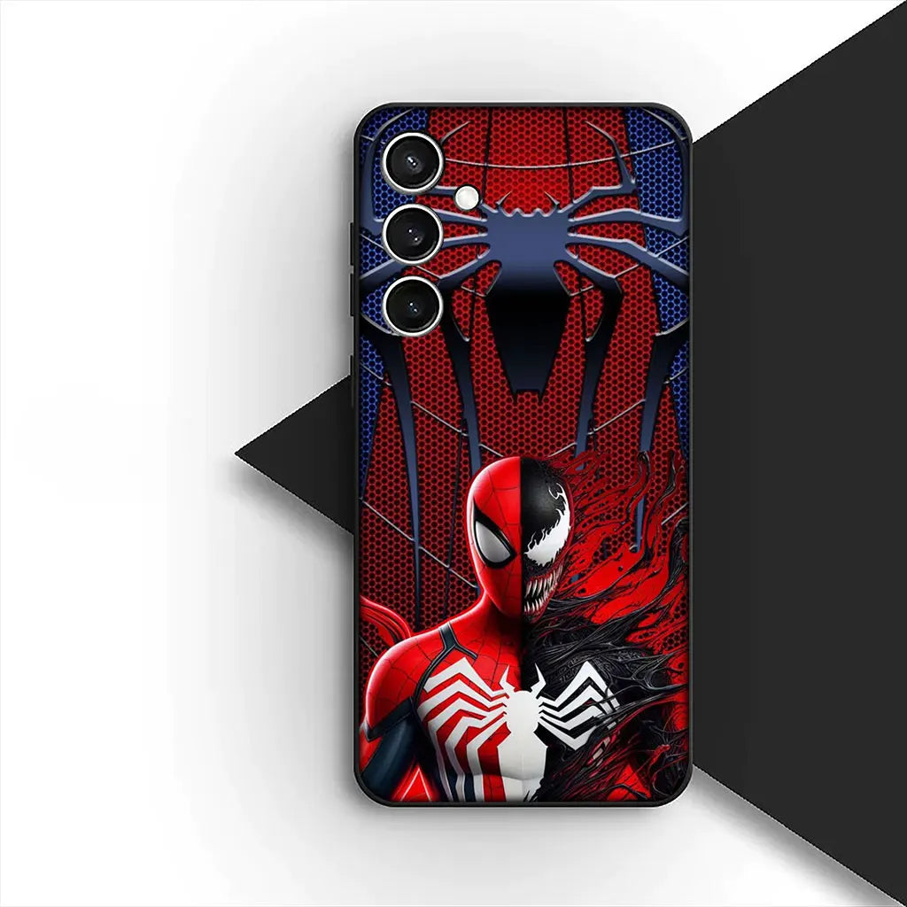 Cover Venom Spider Man Marvel Spiderman Phone Case for OPPO A18 A16 A80 A40 A17 A15 A38 A78 A79 A54 A57 A58 A60 4G 5G Casing