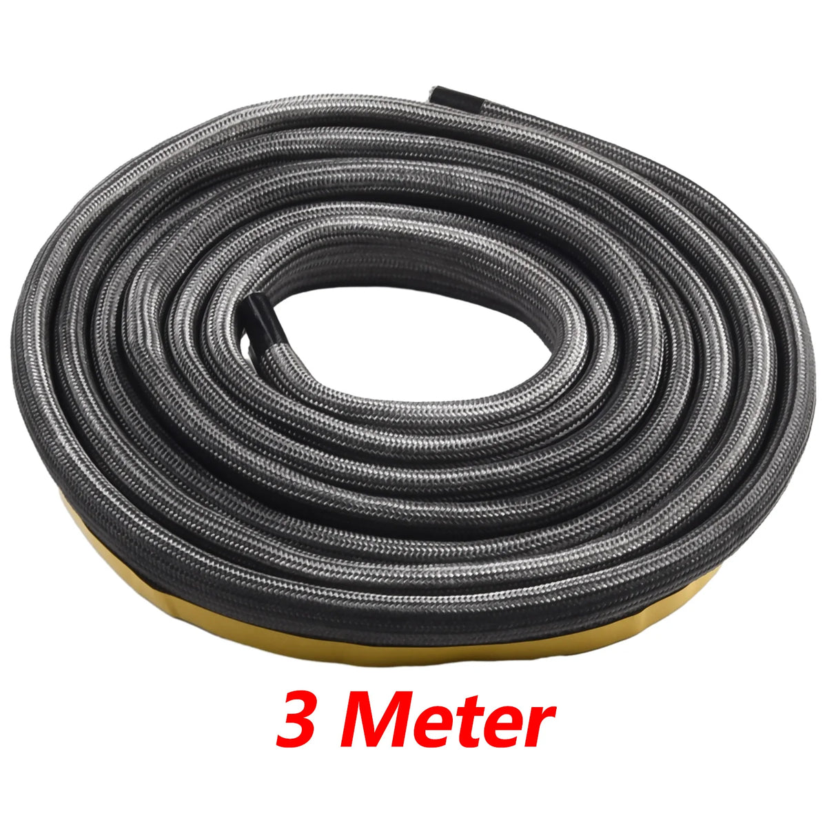 1pcs 10mm Fireplace Sealing Rope Wood Burning Stove Door Self-Adhesive Fiberglass Sealing Cord 2/3meter Insulation Gasket Tape