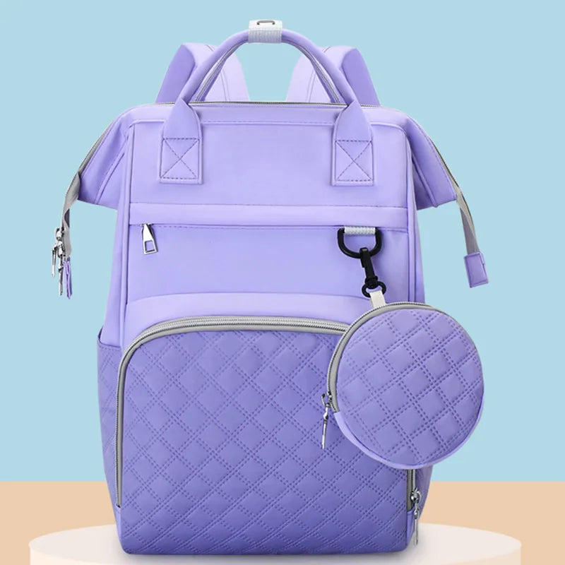 Diaper Bag Backpack Baby Essentials Travel Tote Multifunction Waterproof with Changing Station Pad Stroller Straps Big for Mommy
