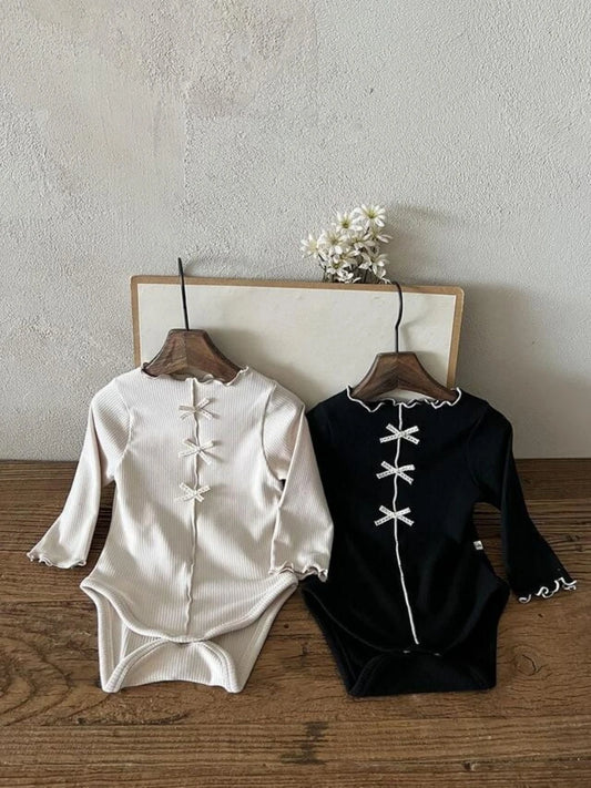 HY2562 Baby Bodysuit Autumn Spring Outerwear Long Sleeve Infant Pantsuit for Early Autumn/Winter Comfortable Soft Baby Clothes