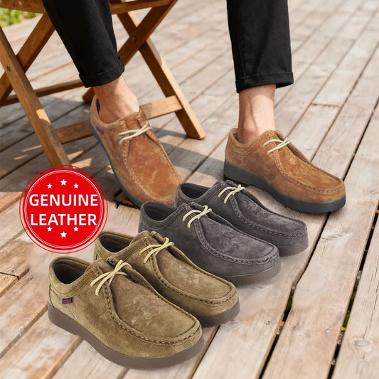 Men's Premium Leather Hand-Sewn Shoes Fashionable Casual  Loafers Shoes Elegant Mocasins Man Shoes,Suit For Daily Wear&Working