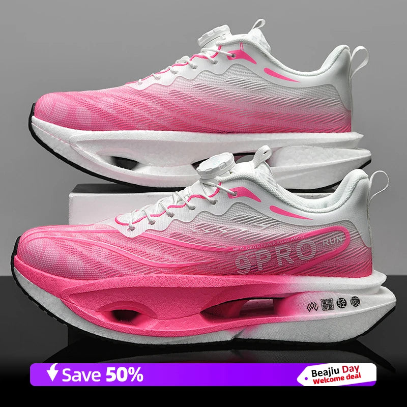 Running Shoes Men Training Speciality Marathon Sports Breathable Lightweight Women's Comfortable Nonskid Leisure Sneakers