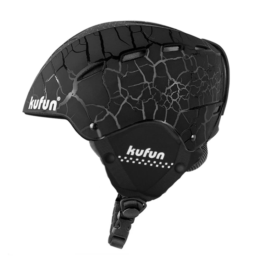 KUFUN Ski Helmet Earmuffs Winter Snow Sports Snowboard Skateboard Skating Cute Animal Lady Men Adult Kids Winter Safety Children