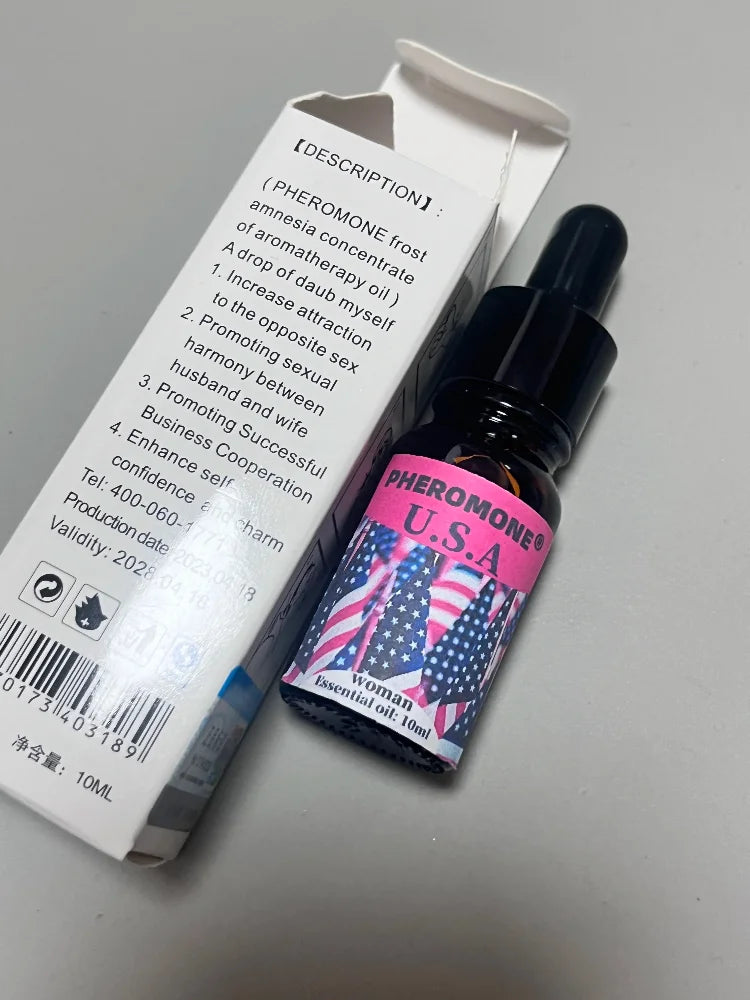 Young Couple Pheromone Essential Oil Love Spell Fragrance Irresistible Attraction Enhance Romance Emotional Connection Perfume