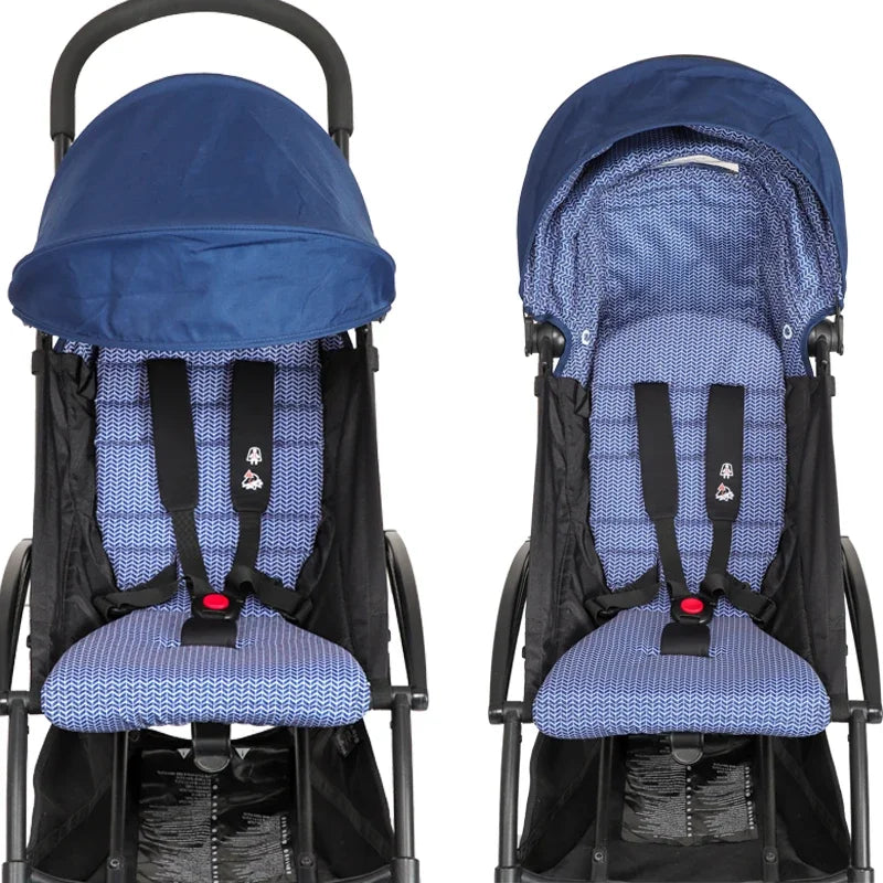 Baby Stroller Accessories 2pcs/set 6+ Sunshade&Mattress Fit for Yoyo/Yoyo3 Thickening UPF50+ Waterproof Canopy With Seat Liner