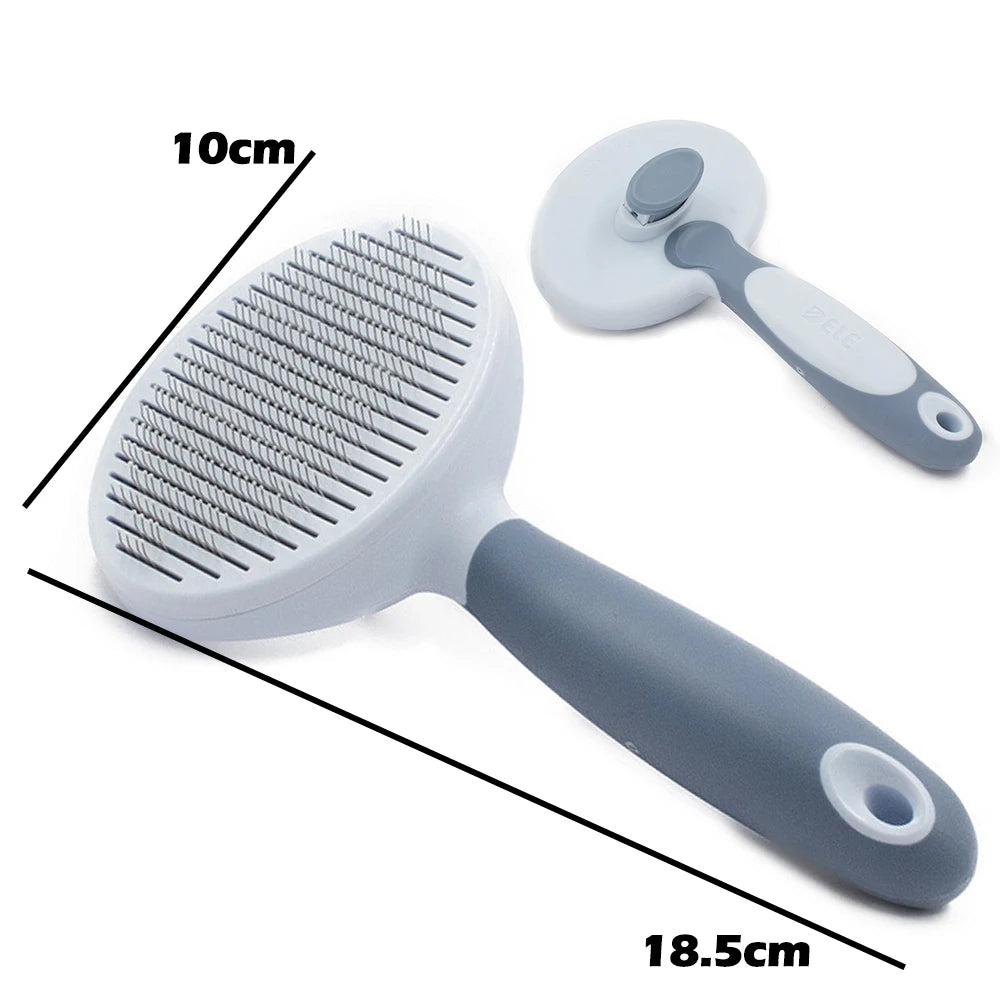 Pet Hair Comb for Cat Dog Hair Remover Double-sided Easy Deshedding Brush for Cat Grooming Tool for Long Small Hair Dog