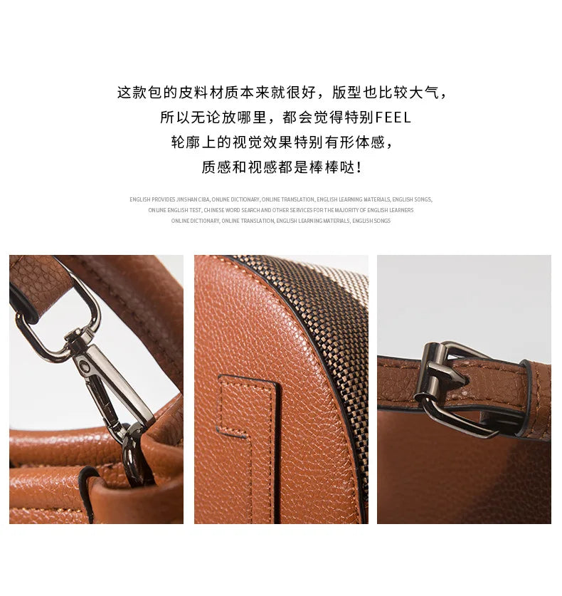 Diaper Bag Minimalist High-End Business Commuter Leather Crossbody Handbag Women Original Textured Clutch Mini
