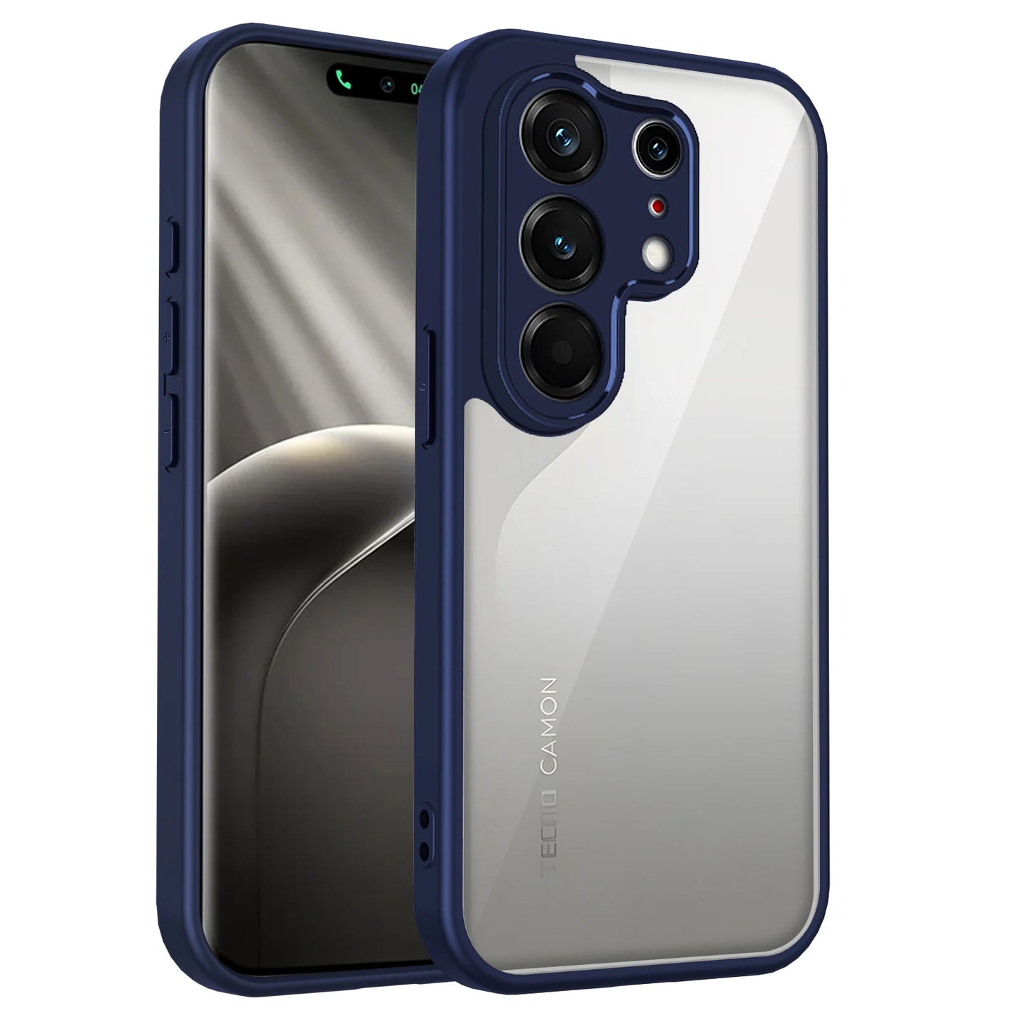 For Tecno Camon 50 Ultra Air Cushion Silicon Bumper Clear Matte Back Cover Hard Case Tecno Camon 50 Pro Coques Tecno Camon 50