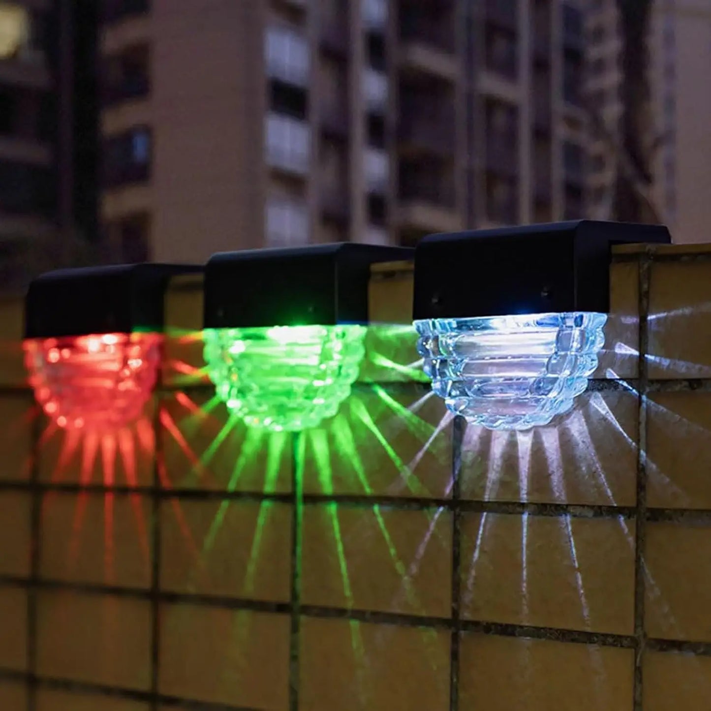 Solar Pool Lights Step Lights Outdoor Poolside Solar Light with Timer Offfor for Outside Stair Fence Step Pool Backyard Decor