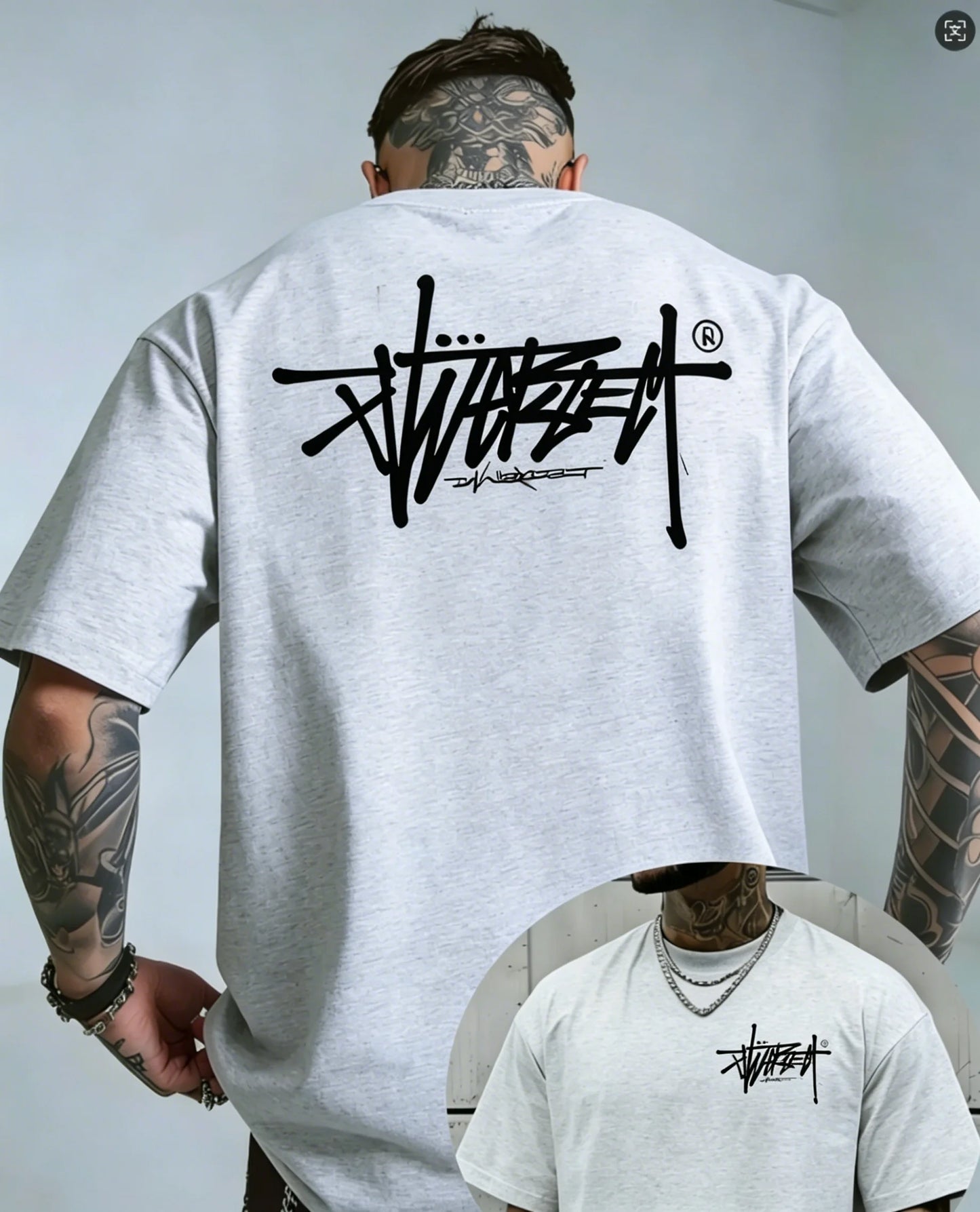 26 Summer Street Style New Trend High-Quality 100_ Pure Cotton Men's T-Shirt Suitable for Outdoor Leisure Sports Short Sleeve