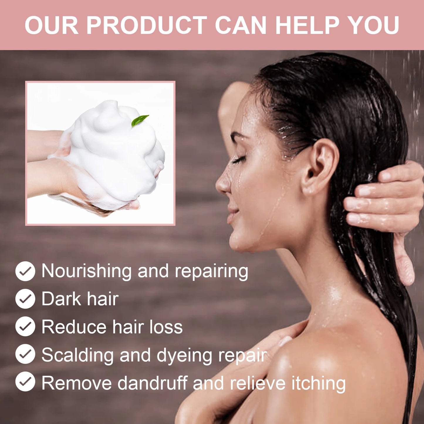 EELHOE Polygonum Multiflorum Shampoo Soap: Deeply Cleanses, Smoothes, Nourishes, Strengthens Hair, and Provides Hair Care