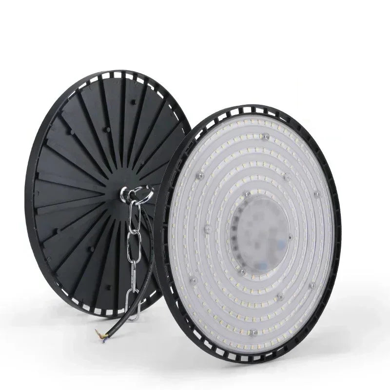 Super Bright LED High Bay Light 100W 150W 200W Aluminum Case Waterproof Lamp Factory Market Warehouse Garage Industrial Lighting