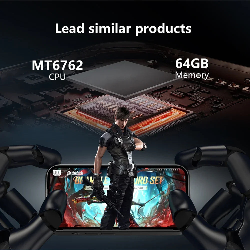 SOYES Q333 Mini Smartphone 4GB RAM 64GB ROM Android 12.0 MTK6762 8-core 2000mAh Face Unlock 4G LTE Dual SIM 3.58in Small Phone