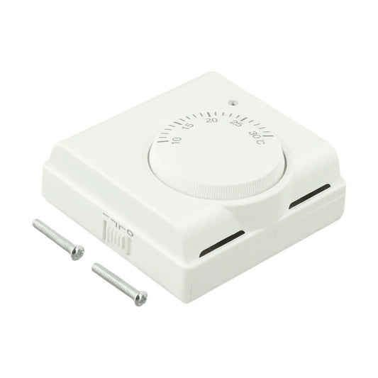 High Quality Practical Brand New Thermostat Temperature Switch White Room 2 Wire 220V AC Temperature Controller