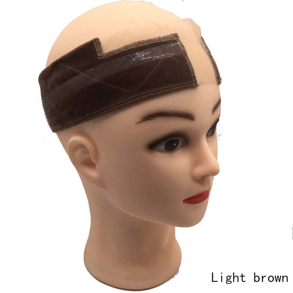 Non-slip Soft Velvet Women Wig Grips Headband Women Velvet Wig Accessories Grip Scarf Headband Adjustable with Silicone