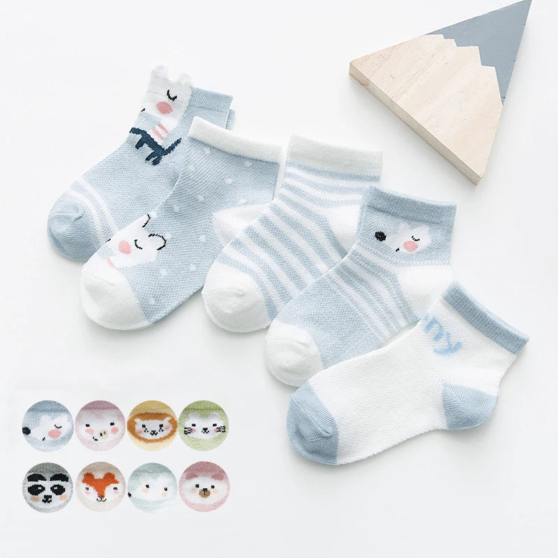 15Pairs/lot Infant Baby Socks Baby Socks for Girls Cotton Mesh Cute Newborn Boy Toddler Socks Baby Clothes Accessories