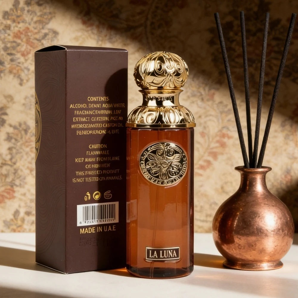 250ml Large-Capacity Men's Perfume: Brown, Middle Eastern, Long-Lasting, Arabian Scent, Intense Cologne, Same as Luxury Brands