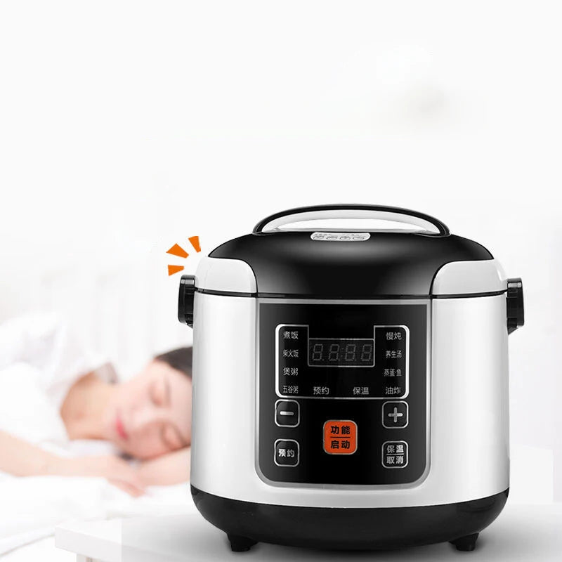 Electric Car Rice Cooker 2L Portable Truck Multi-Cooker Soup Porridge Cooking Food Steamer Electric Lunch Box 12V or 24V