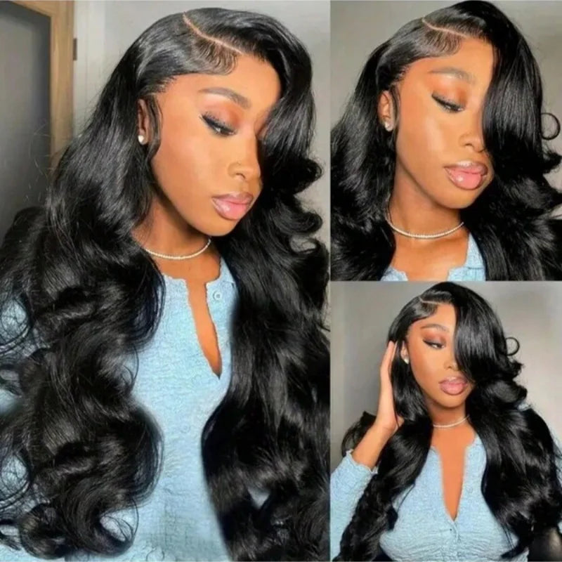 250% Density 42 Inch 13x4 Body Wave Lace Frontal Wigs Human Hair Pre Plucked 13x4 Frontal Wigs Human Hair HD Lace Body Wave Wigs