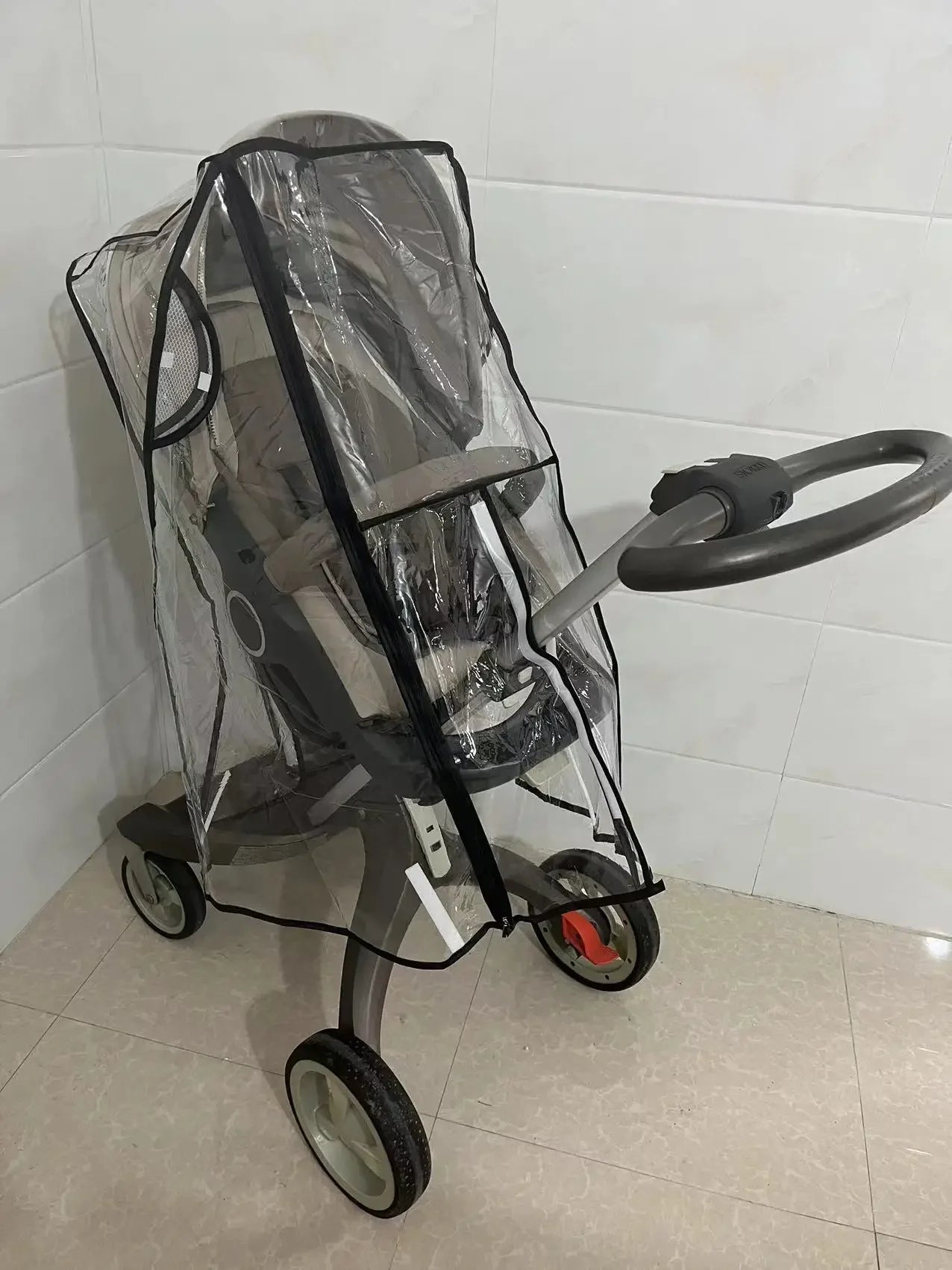 stokkeXploryX V4 V5 V6 scoot Baby stroller accessories waterproof and rainproof cover, transparent windproof and dustproof