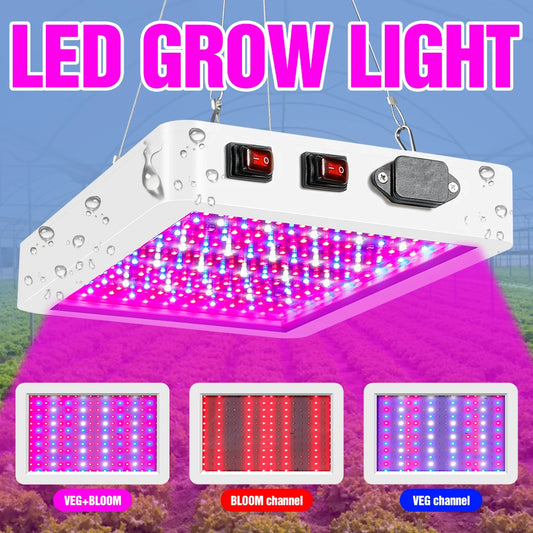 500W 300W LED Full Spectrum Plant Grow Light IR UV Indoor Flower Hydroponics Greenhouse Tent Vegetables Cultivation Growing Lamp