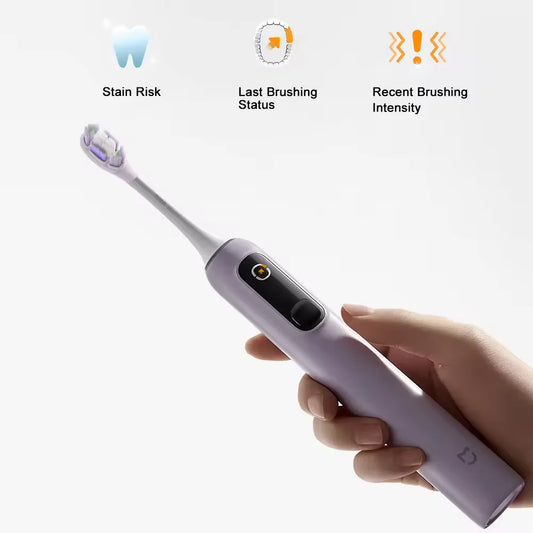 MIJIA Oscillation Electric Toothbrush Pro Love Gift Box,Smart Screen Pressure,IPX8 Waterproof,180 Day Battery,4 Mode With 4 Head