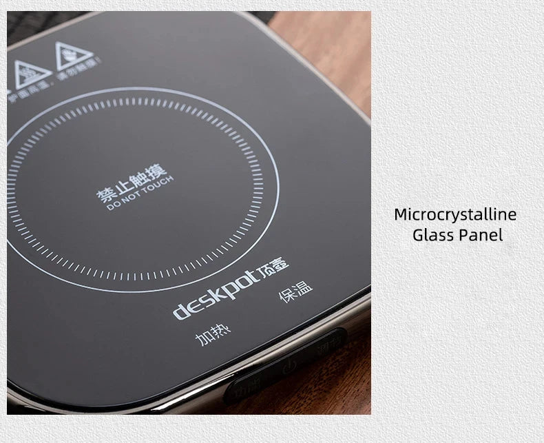 220V Cup Heater Electric Stove Hot Cooker Plate Boil Water Hot Tea Maker Coffee Milk Warmer Heating Pad Insulation Base Coaster