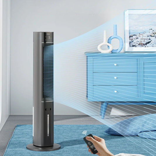 Refrigeration tower fan Household bedroom air cooler Vertical single cooling electric fan Water cooling fan