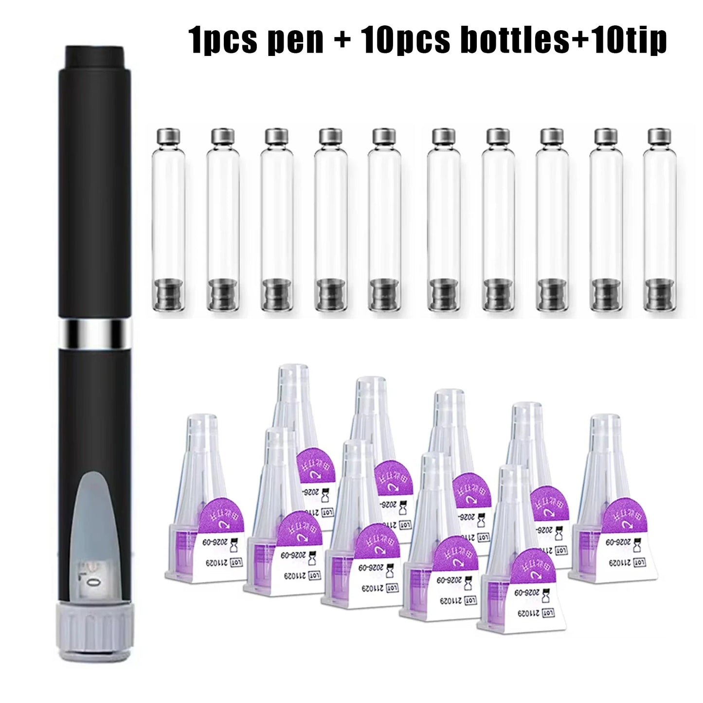 Reusable Magic Pen Peptide V1 V2 Injector Multicolor Beauty Dosing Pen Professional Wrinkle Removal Beauty Injection Tool