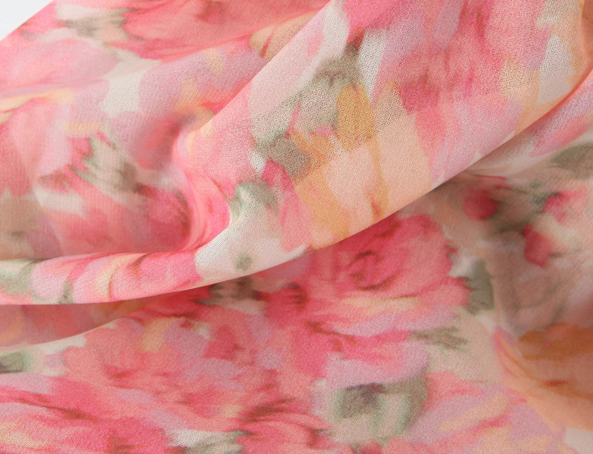 YENKYE Sexy Sling Floral Print Boho Beach Dress Women New 226  Lace Trim  Irregular Hem Holiday Summer Dresses Short Robe