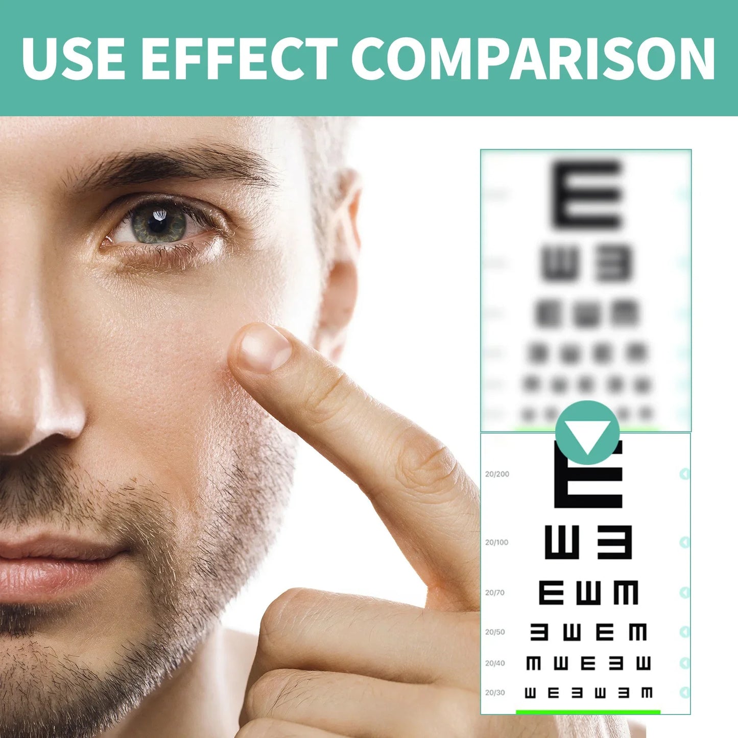 Korean Visual Enhancement Eye Serum Roller Relieve Eye Aningeresting Dark Circles Bags Eye Contour Moisturizing Cosmetics 8ML