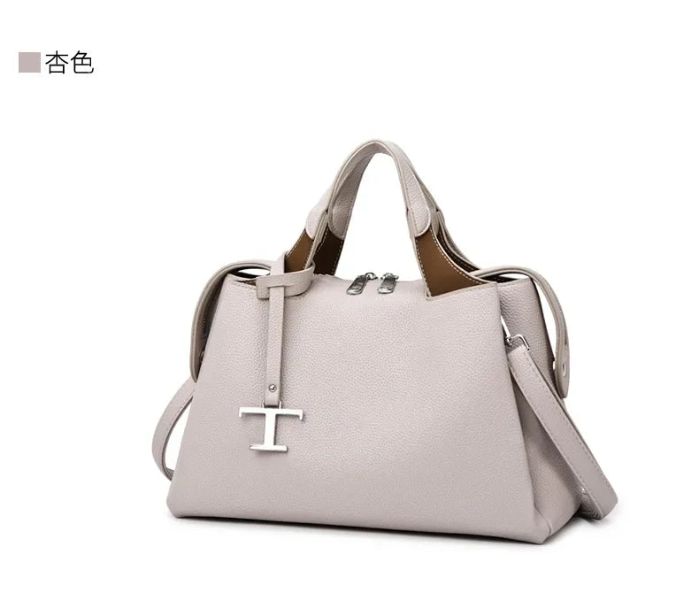 Luxury leisure travel zipper shoulder bag, high-quality design handbag, classic and trendy women's backpack